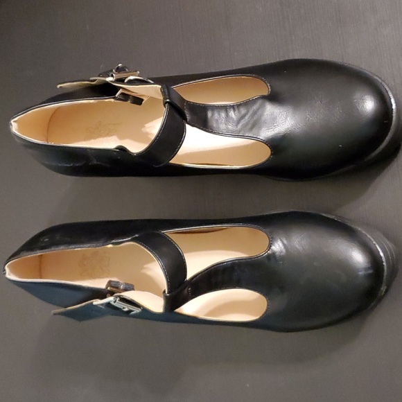 ForeMode Women's Classic T-Strap Platform Mid-Heel Oxfords Dress Shoes EU 42 - Picture 3 of 7